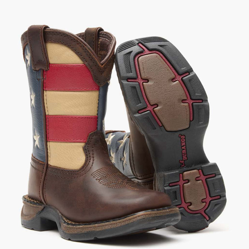 Lil' Rebel™ by Durango® Little Kids' Patriotic Western Boot - outsole