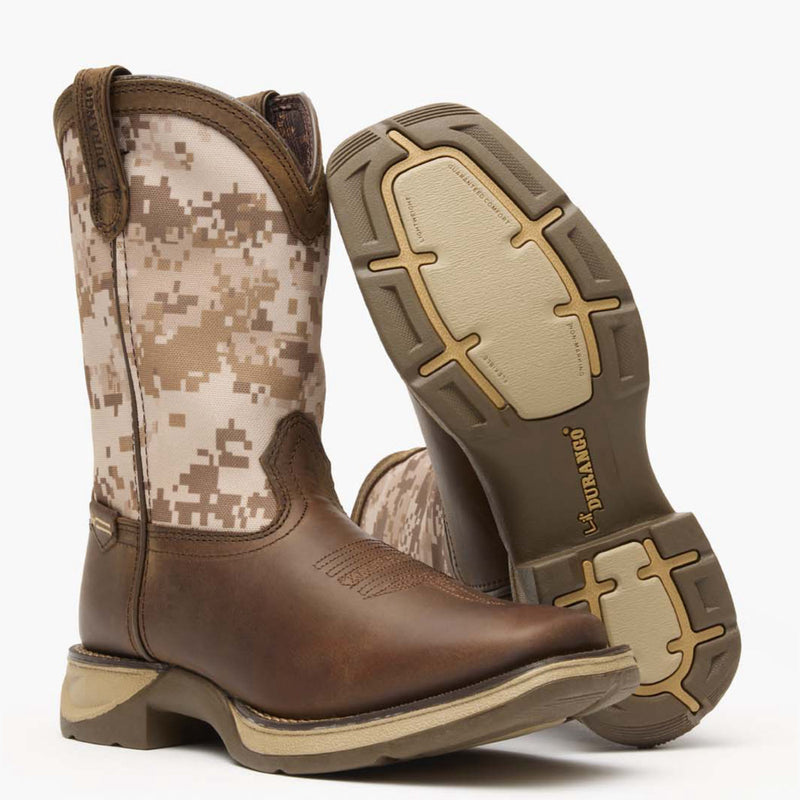 Lil' Rebel by Durango® Big Kids Desert Camo Western Boot - outsole