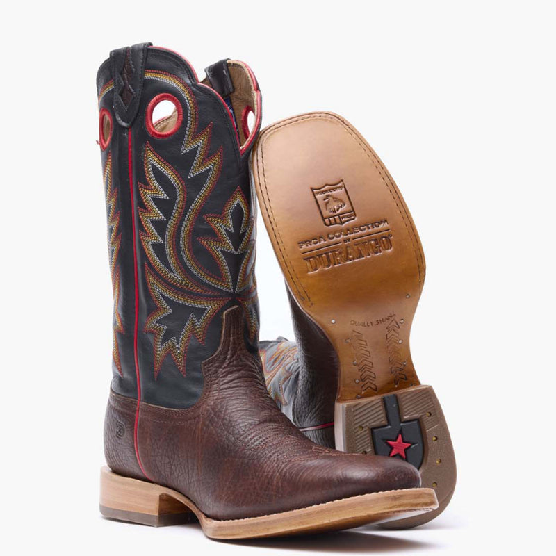 Men's PRCA Collection Shrunken Bullhide Western Boot - outsole