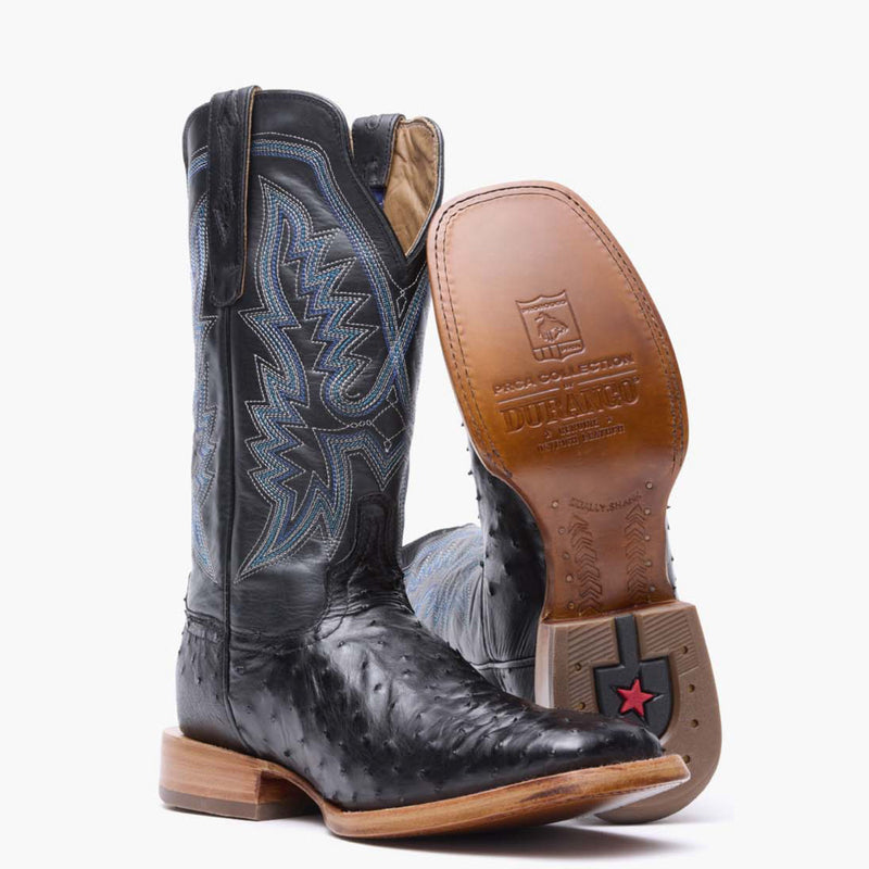 Durango® Men's PRCA Collection Full-Quill Ostrich Western Boot - outsole