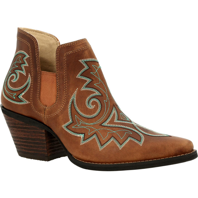 Crush by Durango® Women's Golden Brown Western Fashion Bootie - main