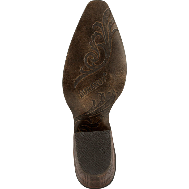 Crush by Durango® Women's Golden Brown Western Fashion Bootie - outsole