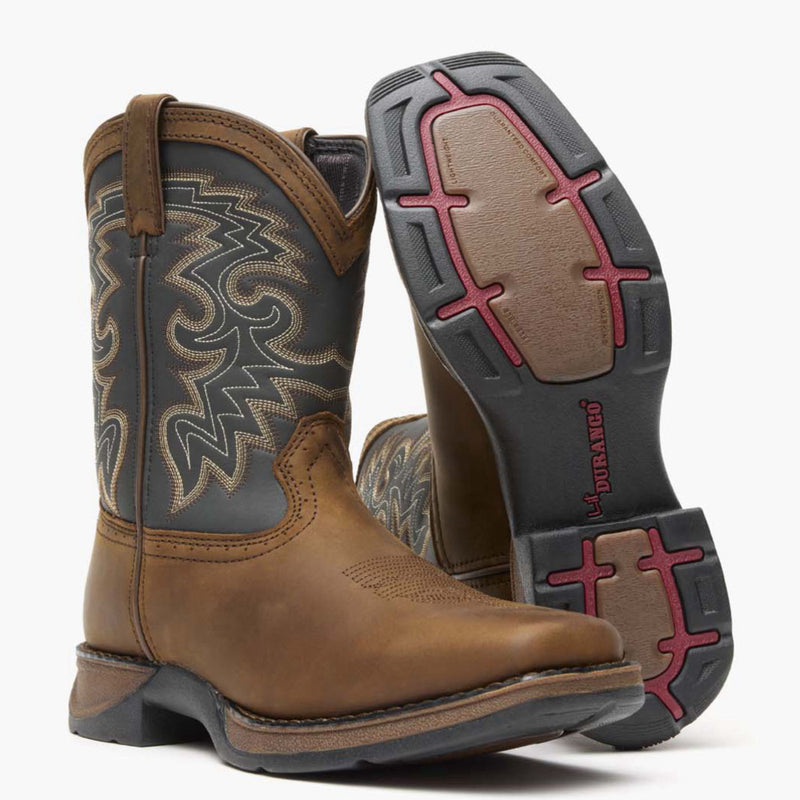 Lil' Rebel™by Durango® Big Kid Western Boot - outsole