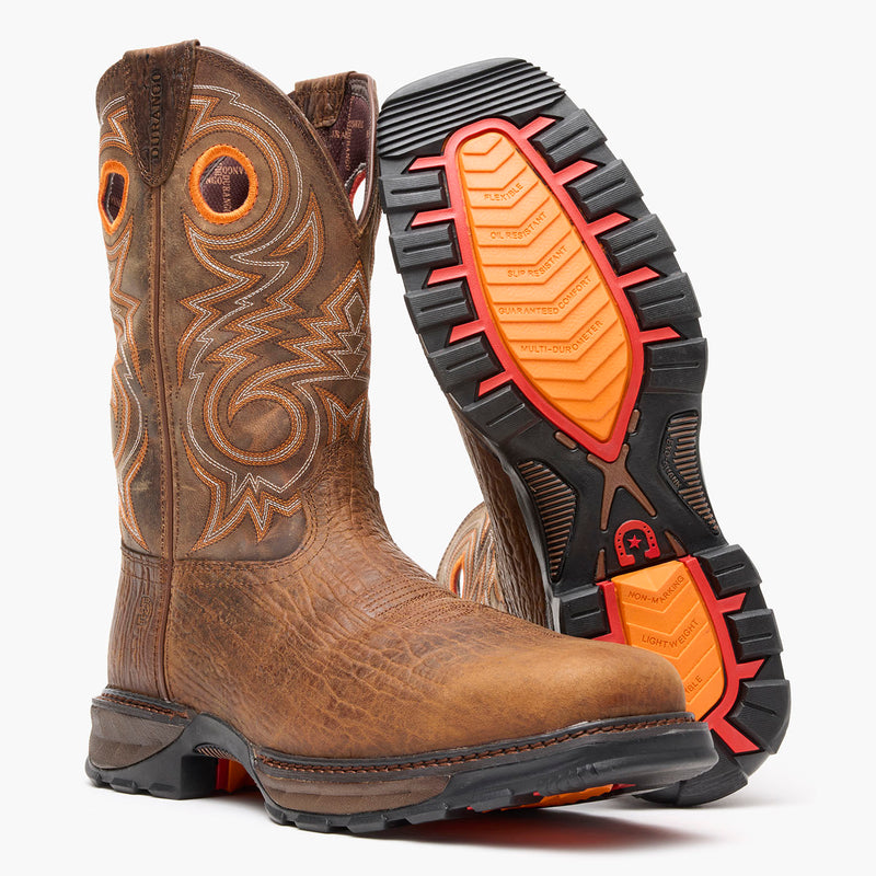 Front pair view of Durango® Maverick XP Composite Toe Western Work Boot