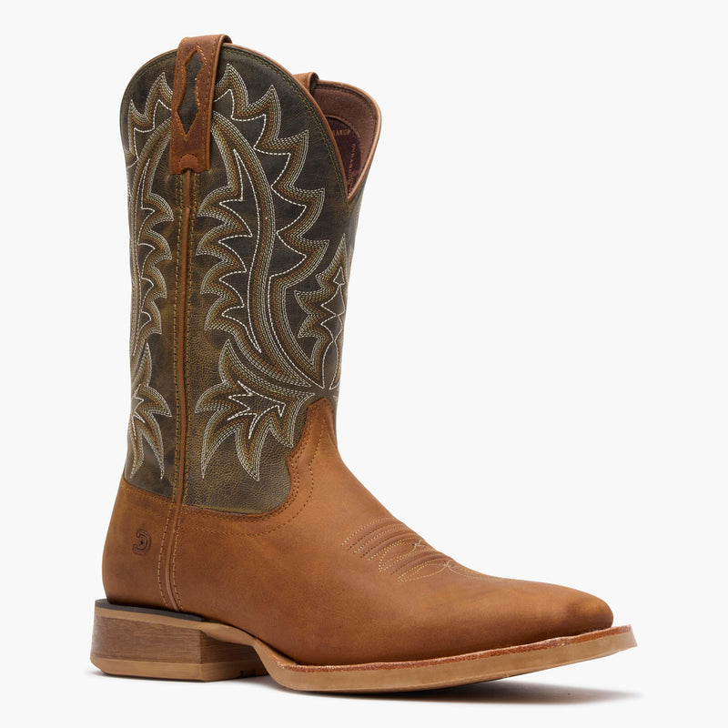 Front view of Durango® men’s 12” Aztec Brown/Olive Rebel Pro™