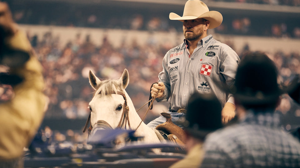Jacob Talley, Steer Wrestler, at the American Rodeo