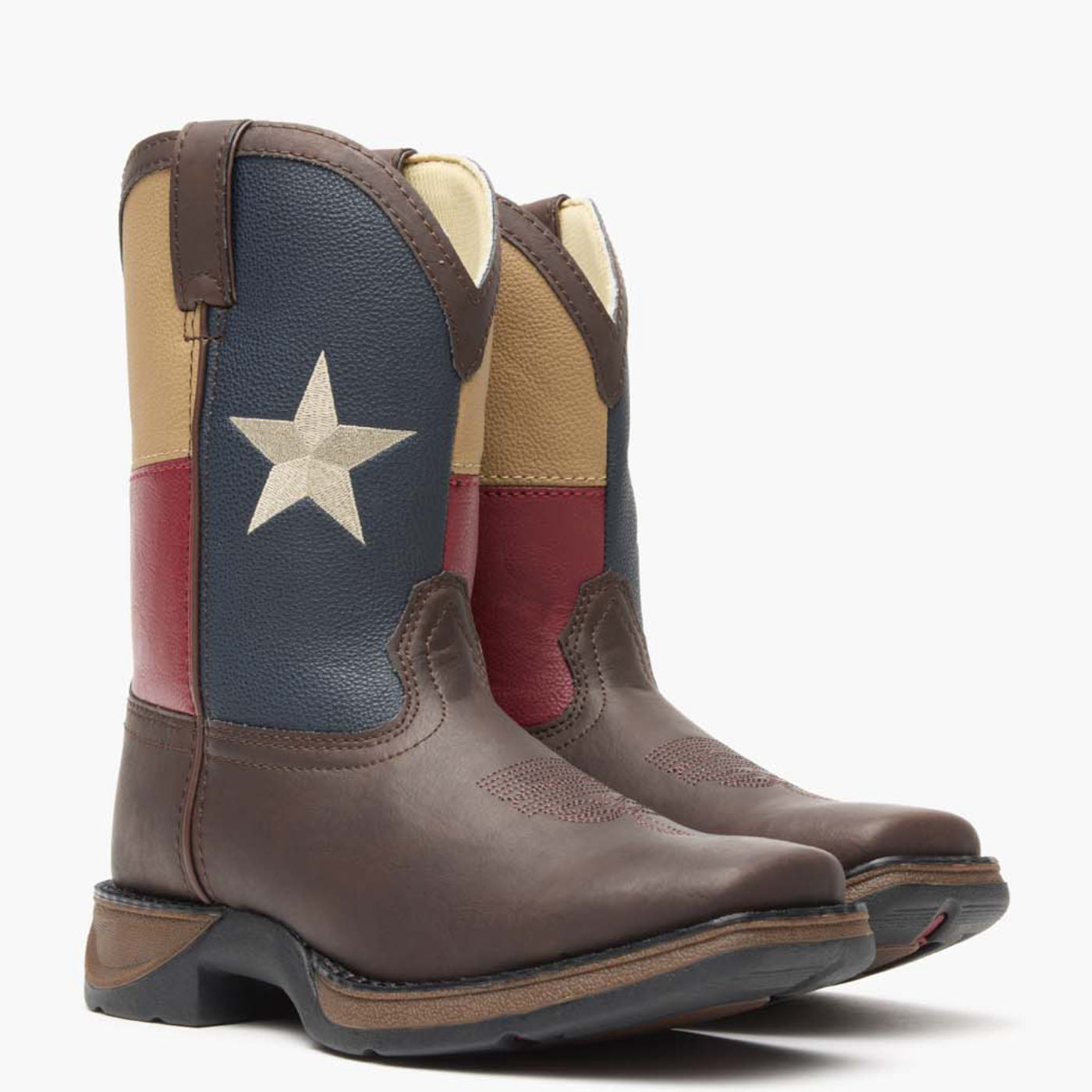 Lil' Rebel™ by Durango® Kids' Texas Flag Western Boot - 12