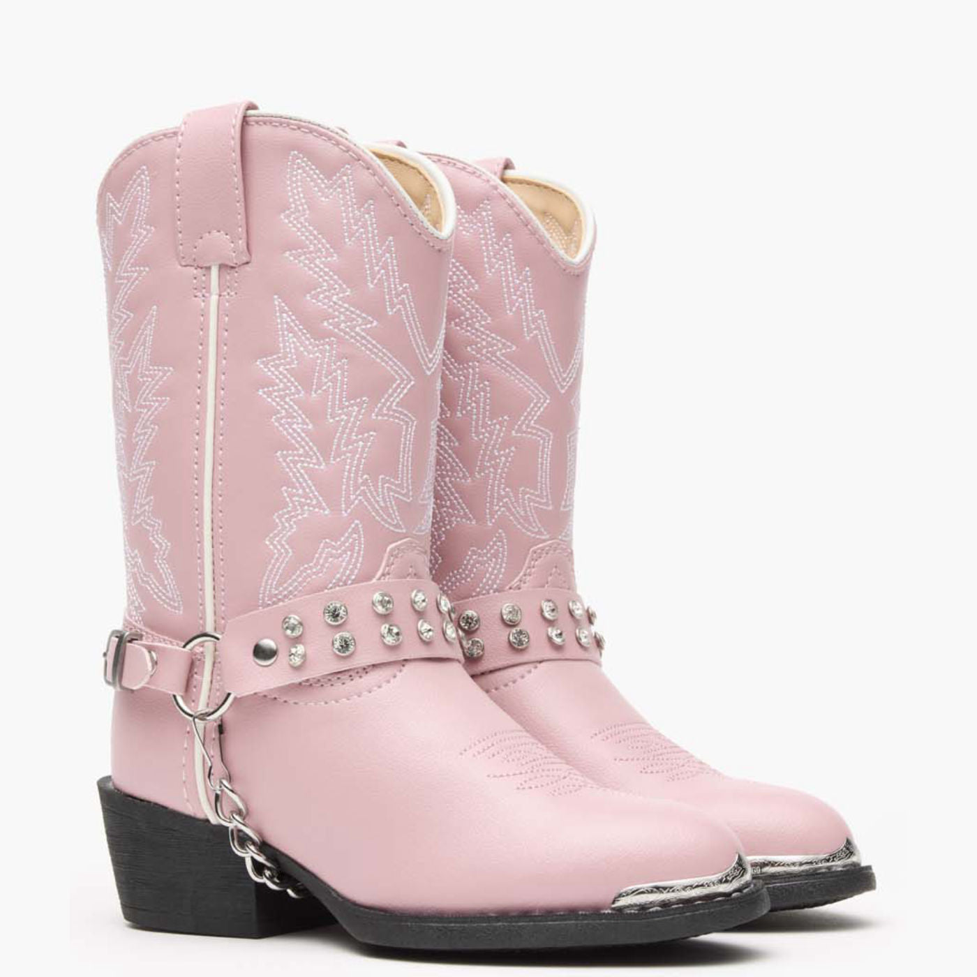 Lil' Durango® Little Kid Pink Rhinestone Western Boot - 12