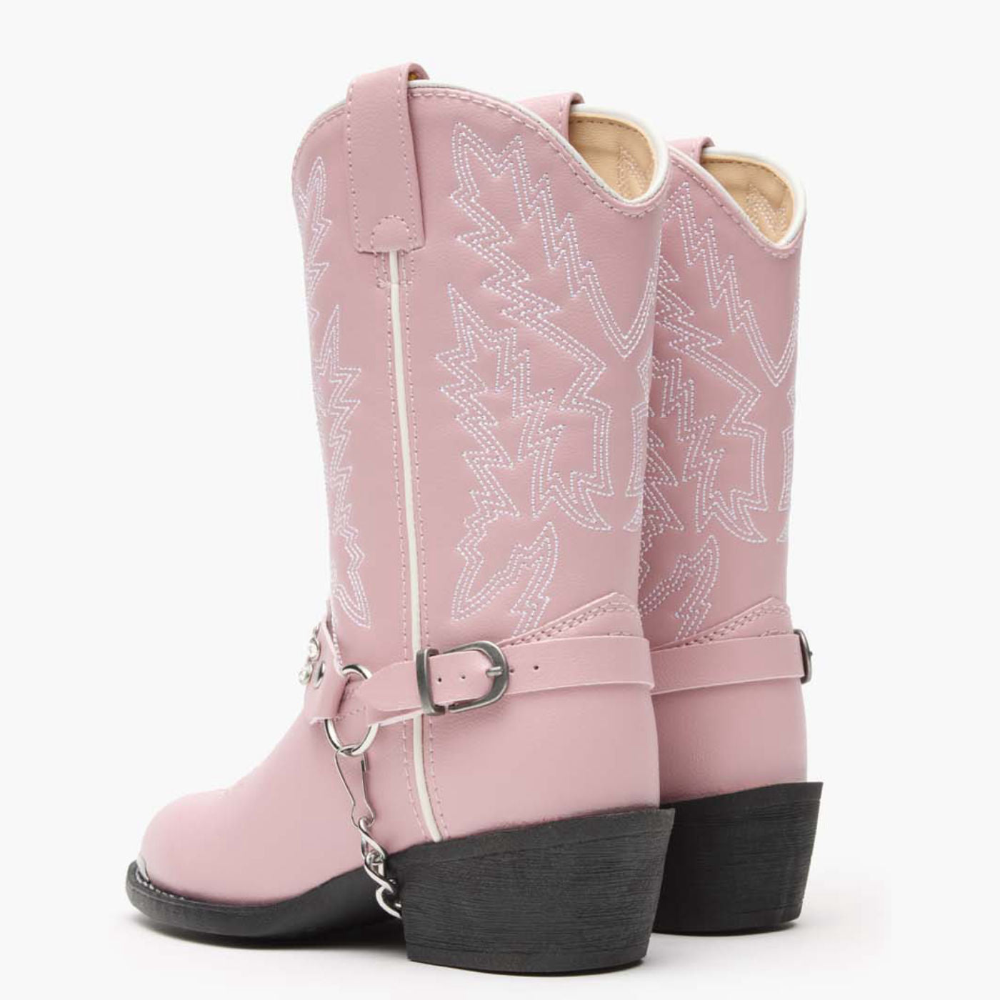 Lil' Durango® Little Kid Pink Rhinestone Western Boot - back