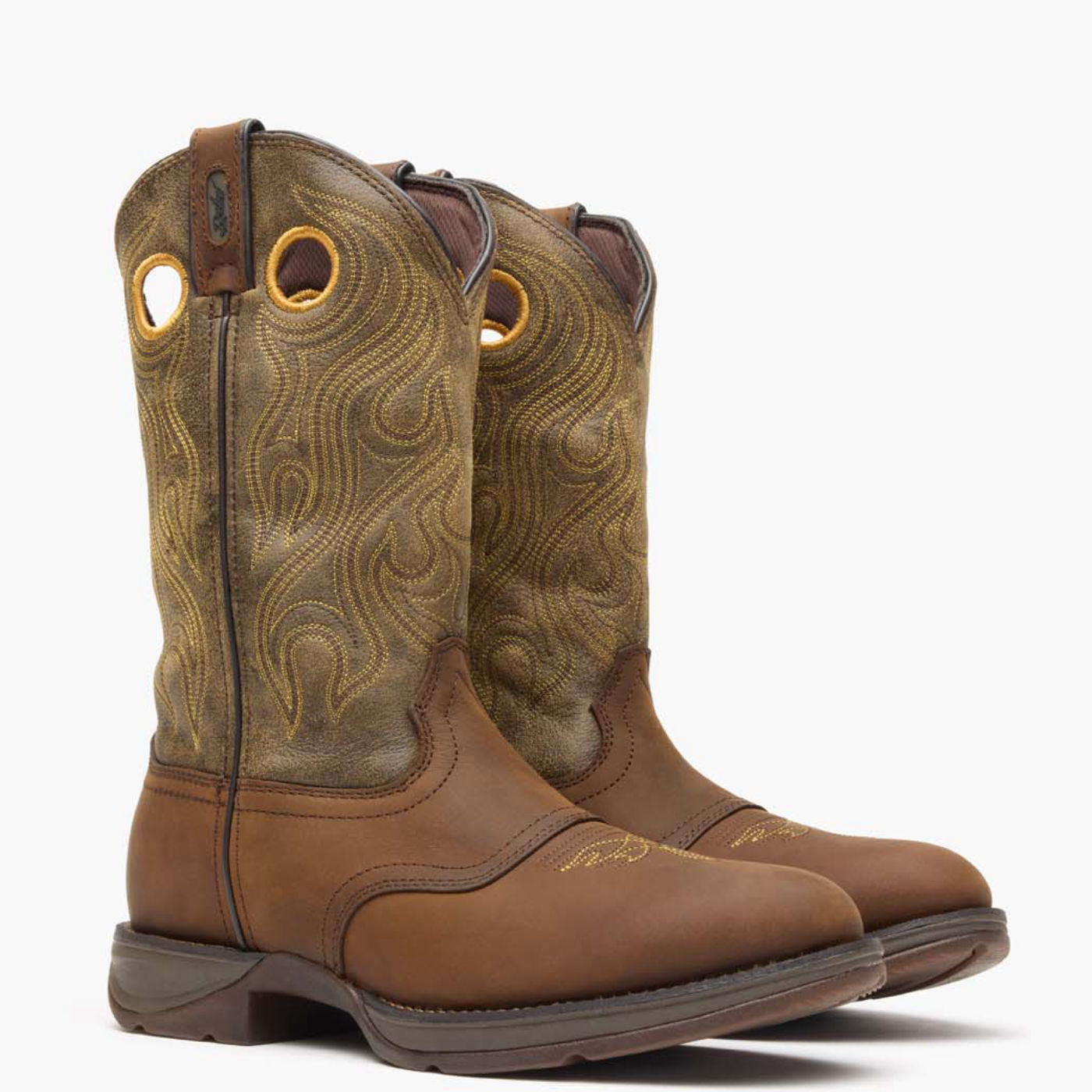 Rebel by Durango® Brown Saddle Western Boot - 12