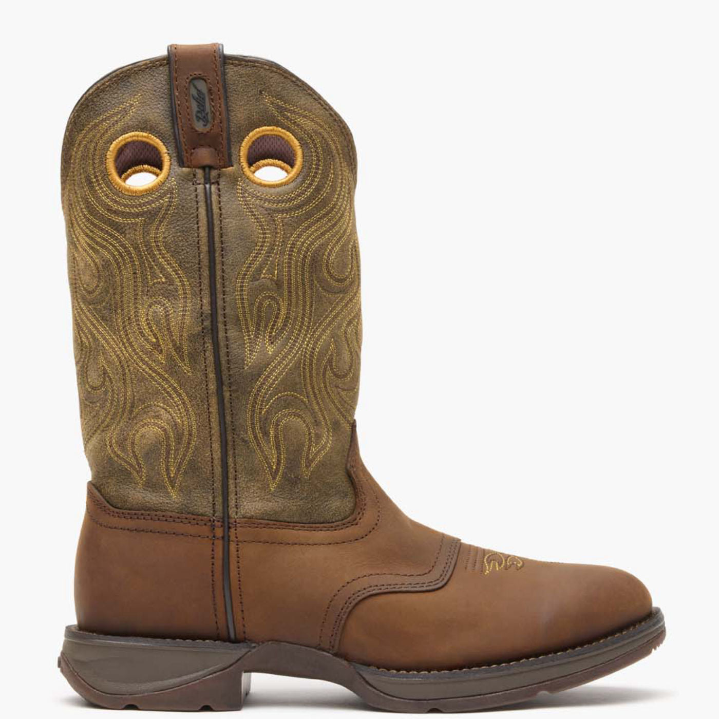 Rebel by Durango® Brown Saddle Western Boot - profile