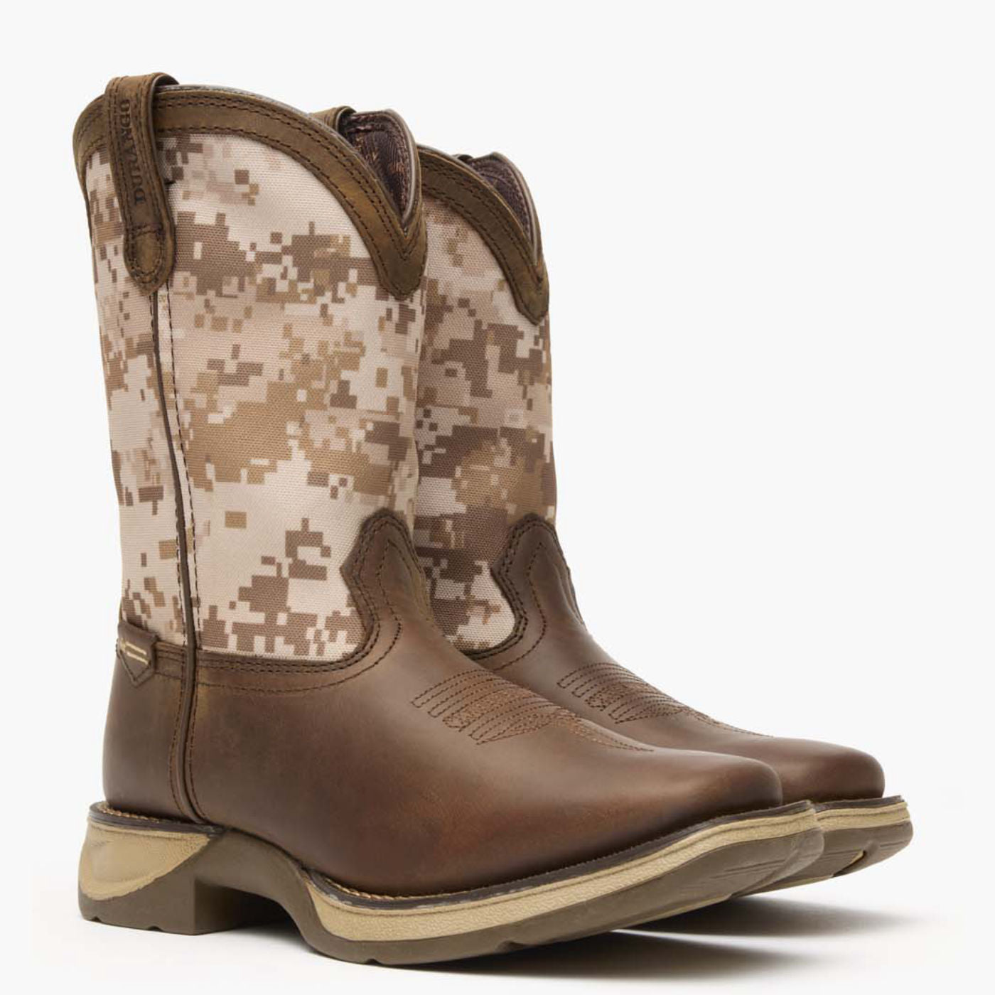 Lil' Rebel by Durango® Big Kids Desert Camo Western Boot - 12