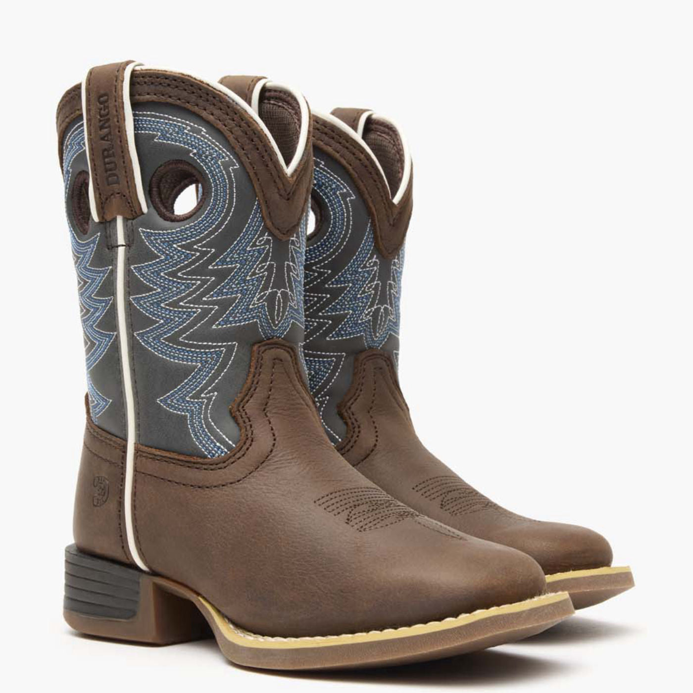 Durango® Lil' Rebel Pro Little Kid's Blue Western Boots - 12