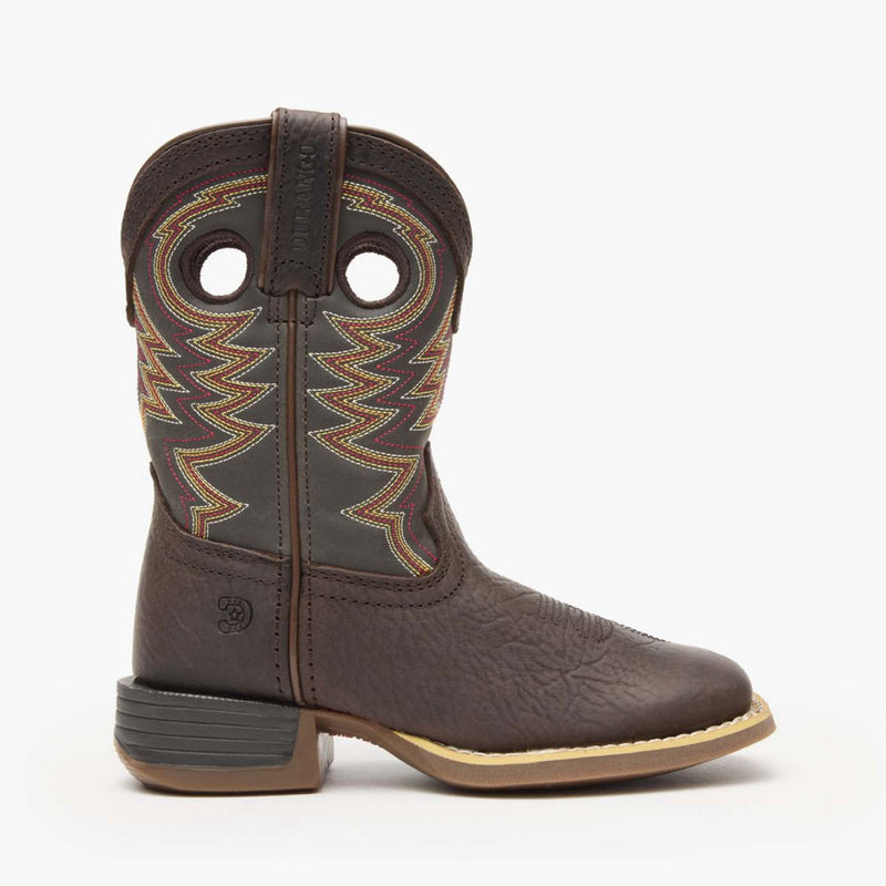 Durango® Lil' Rebel Pro Little Kid's Brown Western Boot - profile
