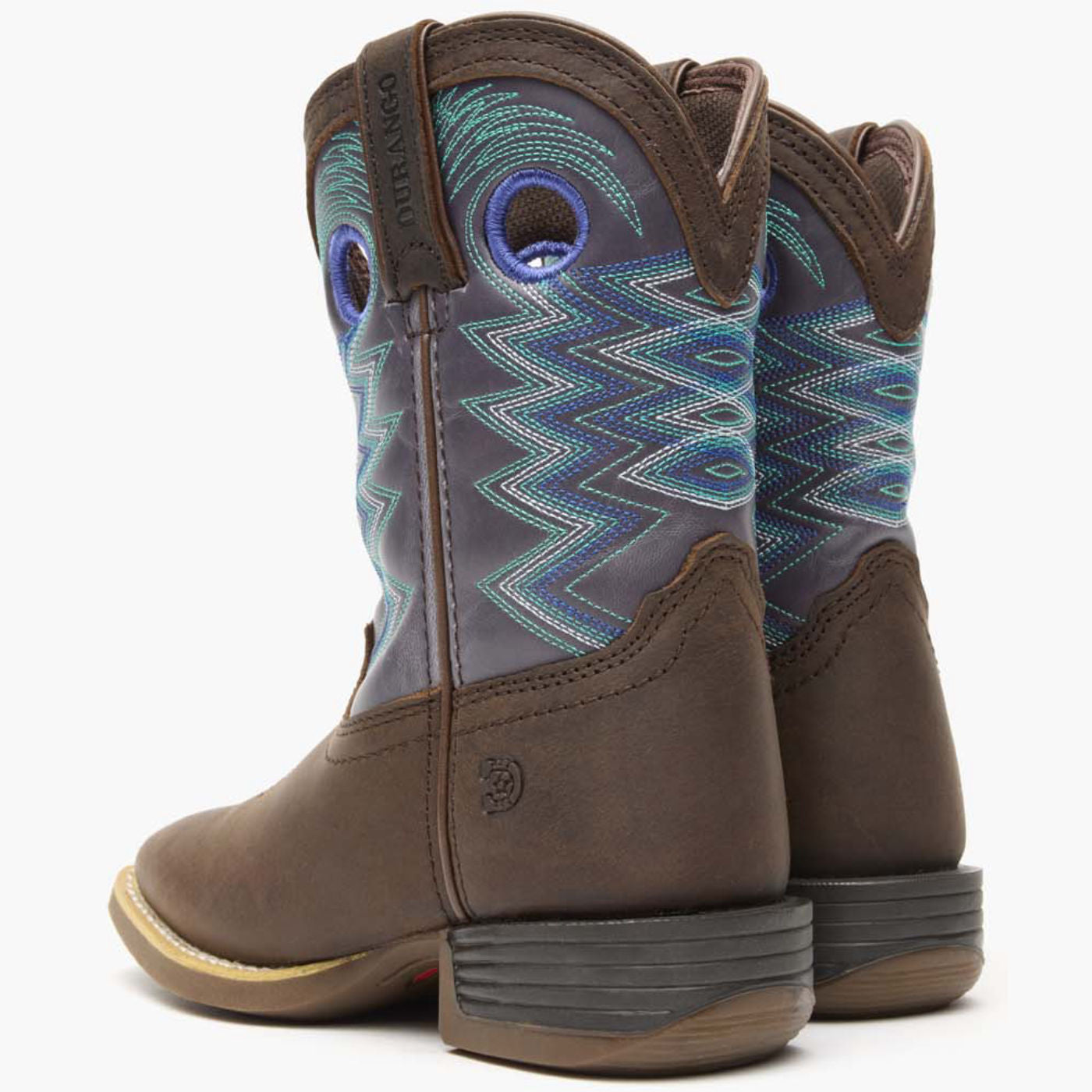 Durango Lil' Rebel Pro Little Kid's Amethyst Western Boot - back