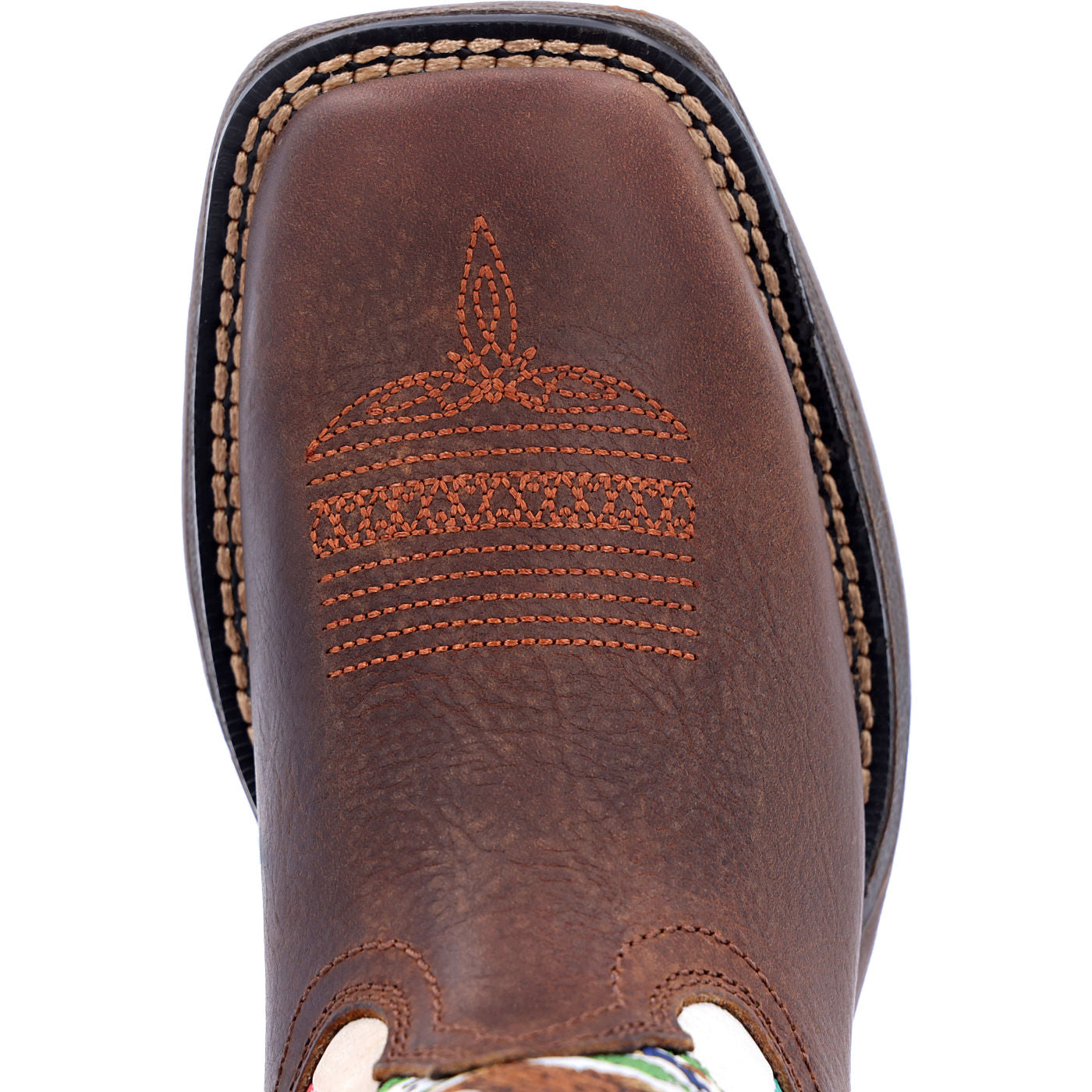 Lil' Rebel™ by Durango® Little Kids' Mexican Flag Western Boot - birdseye