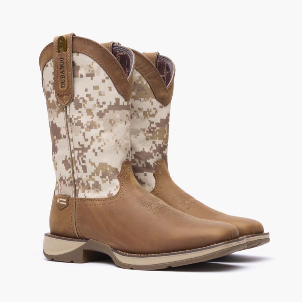 Rebel by Durango® Desert Camo Pull-on Western Boot - 12