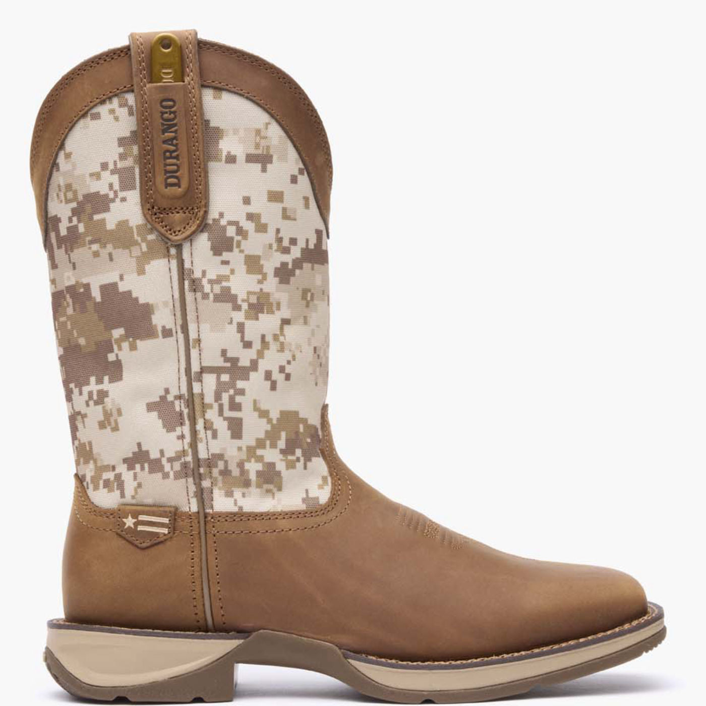 Rebel by Durango® Desert Camo Pull-on Western Boot - profile