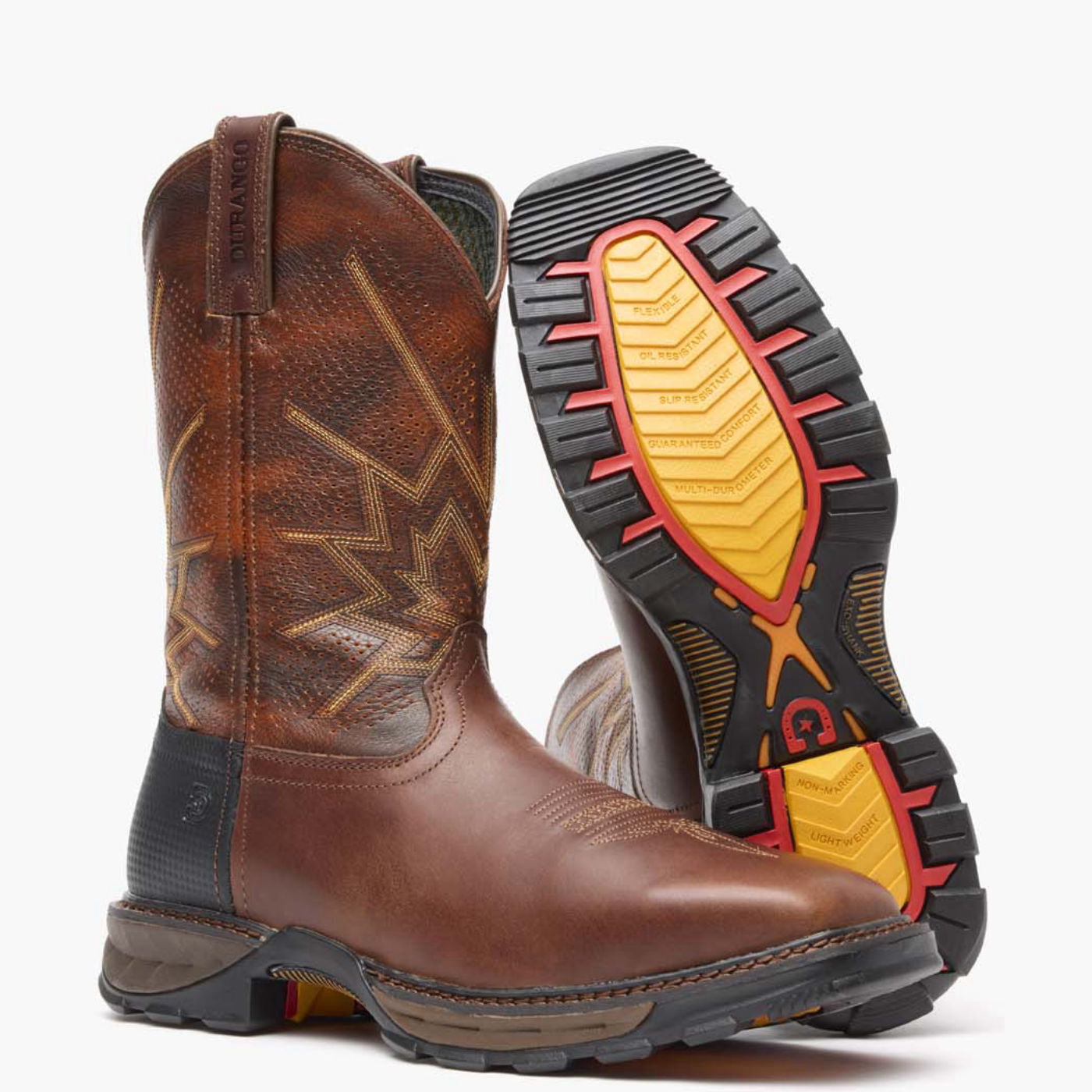 Durango® Maverick XP Steel Toe Ventilated Pull-On Work Boot - outsole