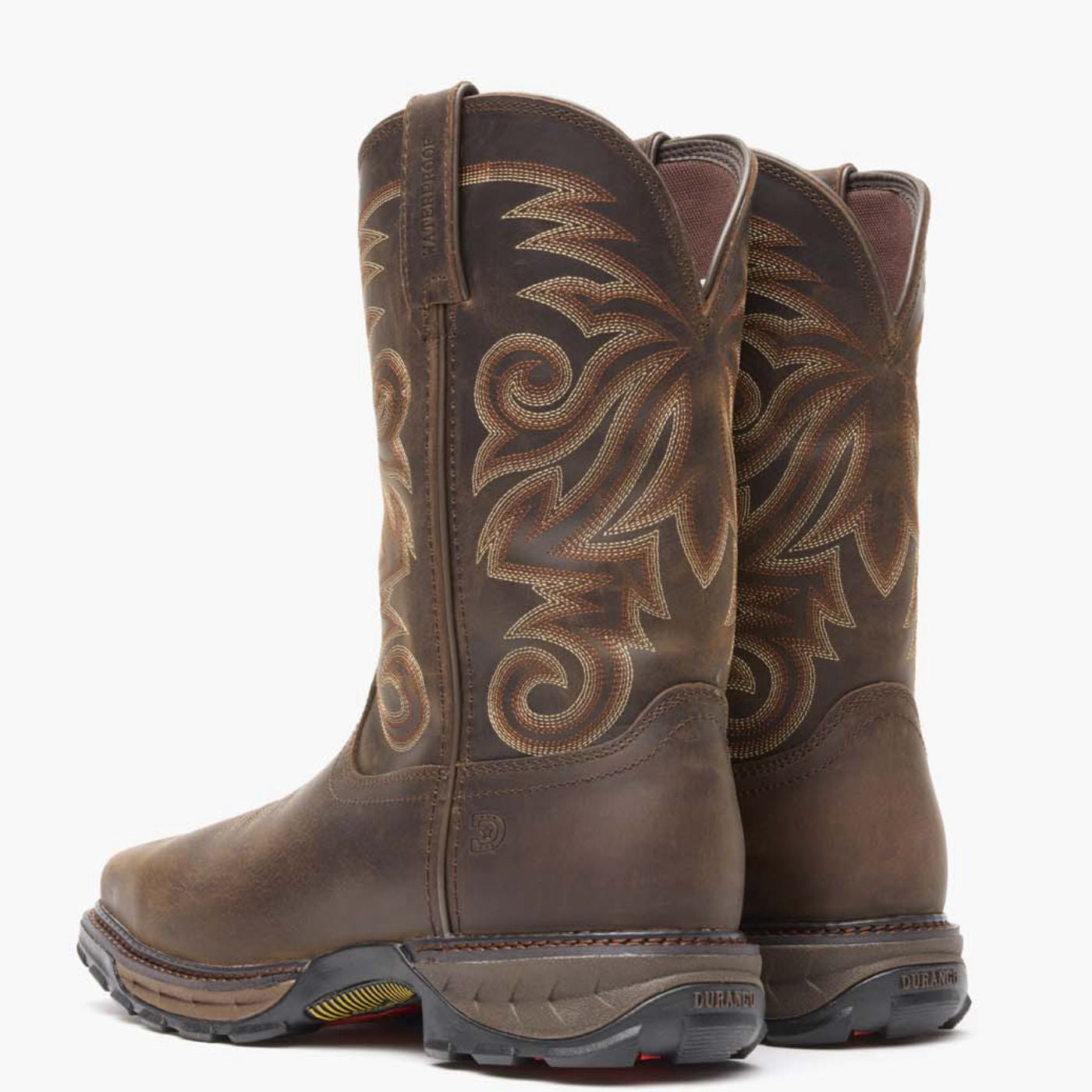 Durango® Maverick XP™ Steel Toe Waterproof Western Work Boot - back