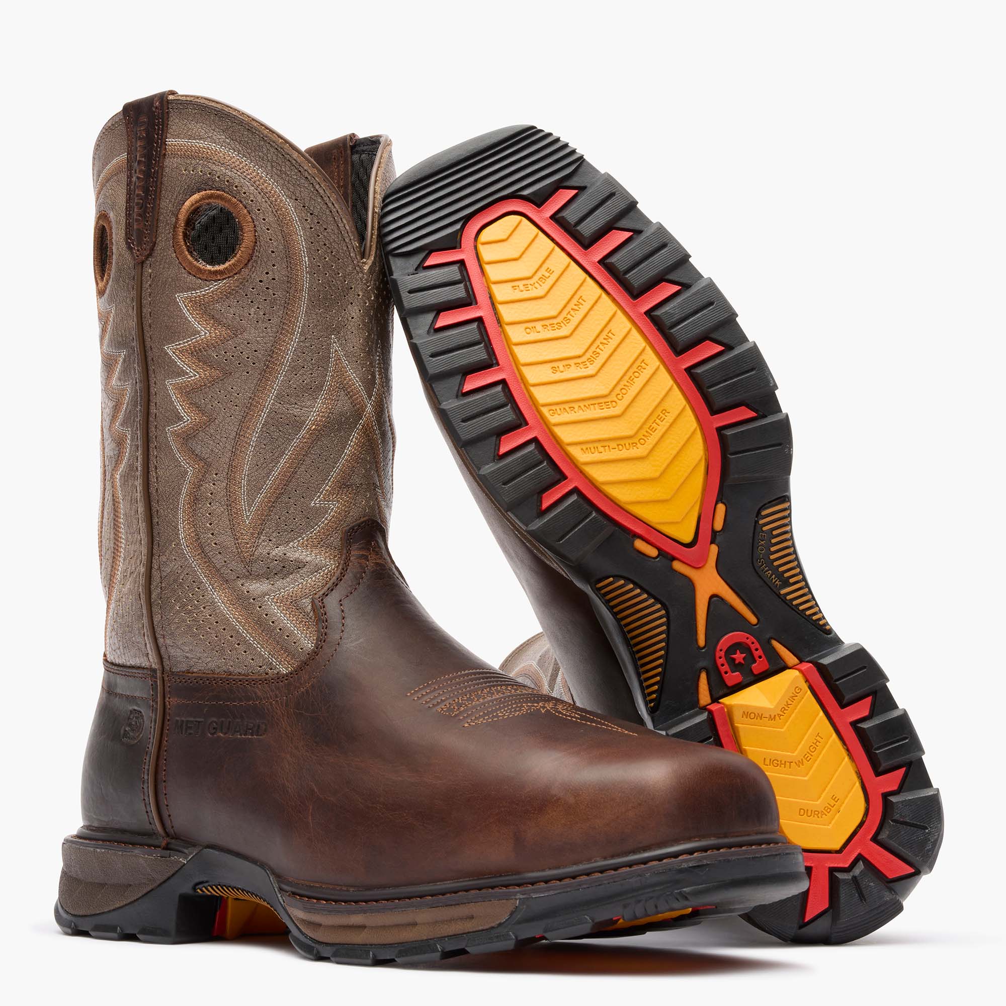Durango® Maverick XP™ Composite Toe Met-Guard Ventilated Western Work Boot - outsole