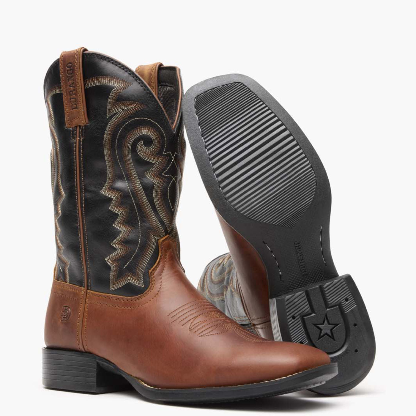 Durango® Westward™ Inca Brown Western Boot - outsole