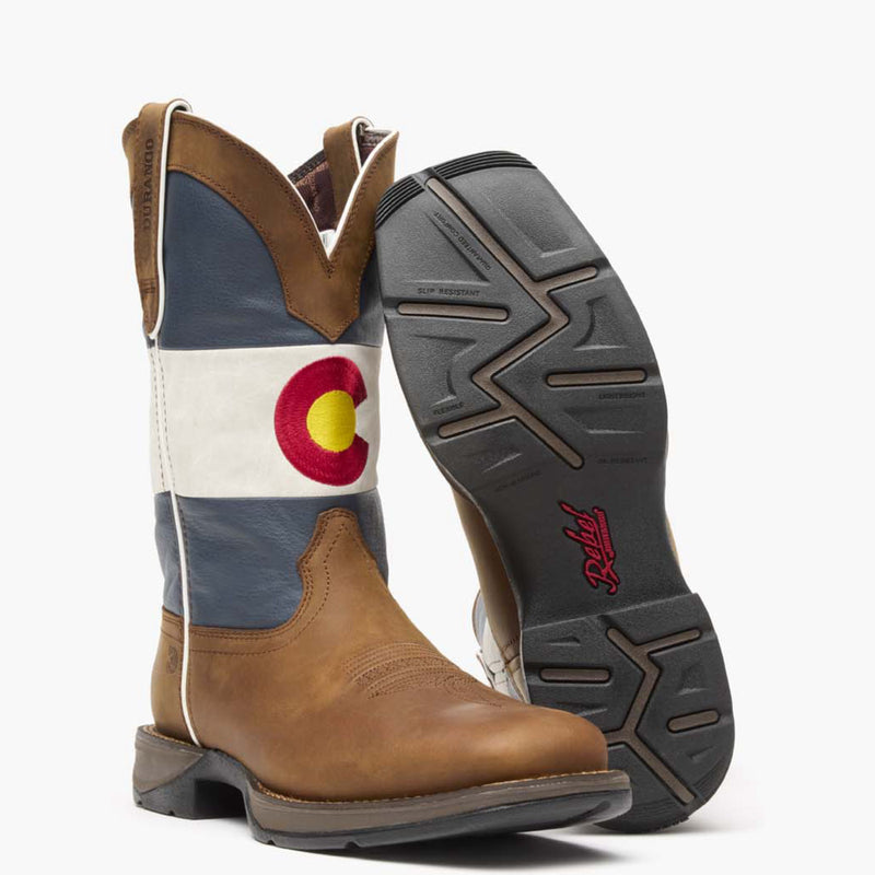 Rebel by Durango® Colorado Flag Western Boot - outsole
