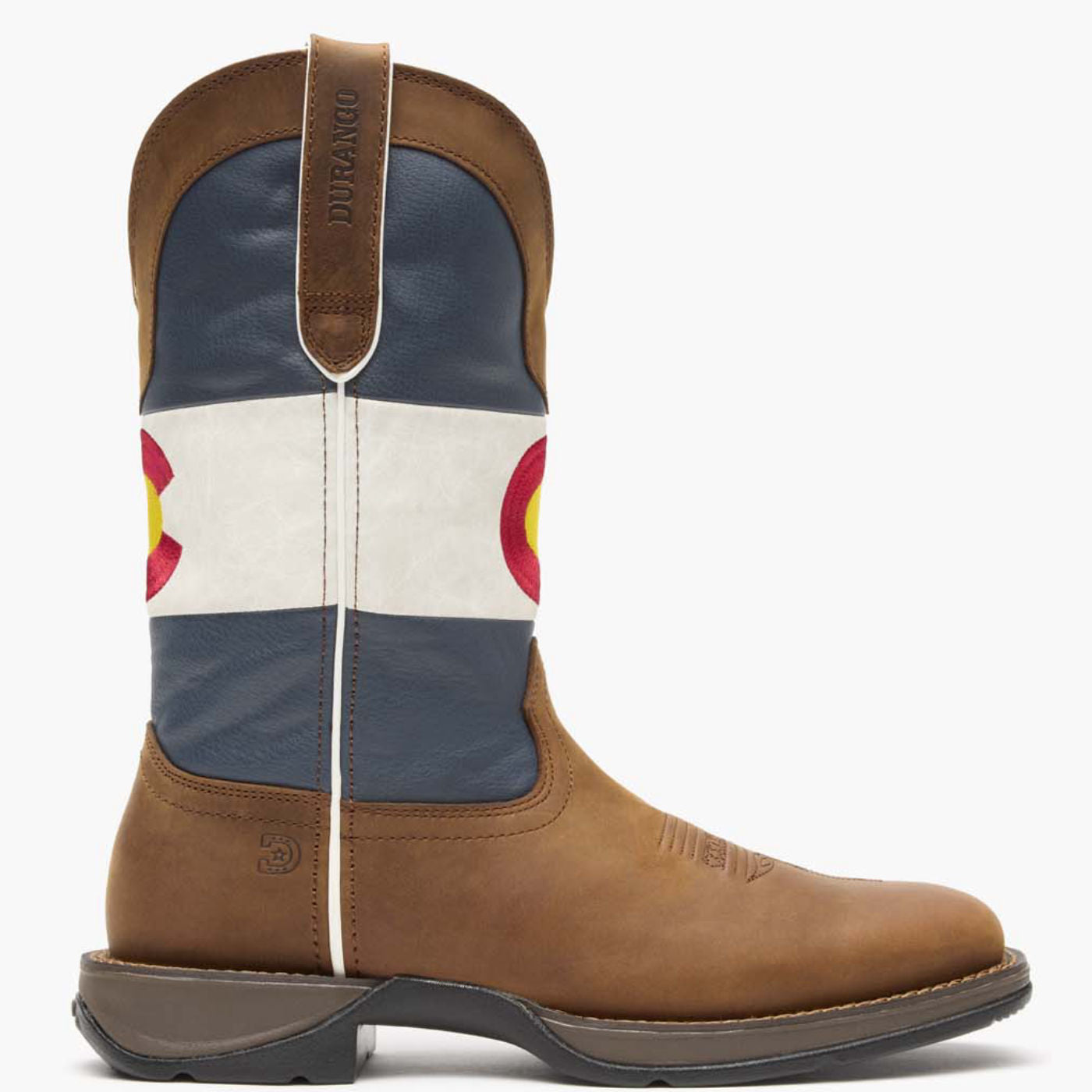 Rebel by Durango® Colorado Flag Western Boot - profile