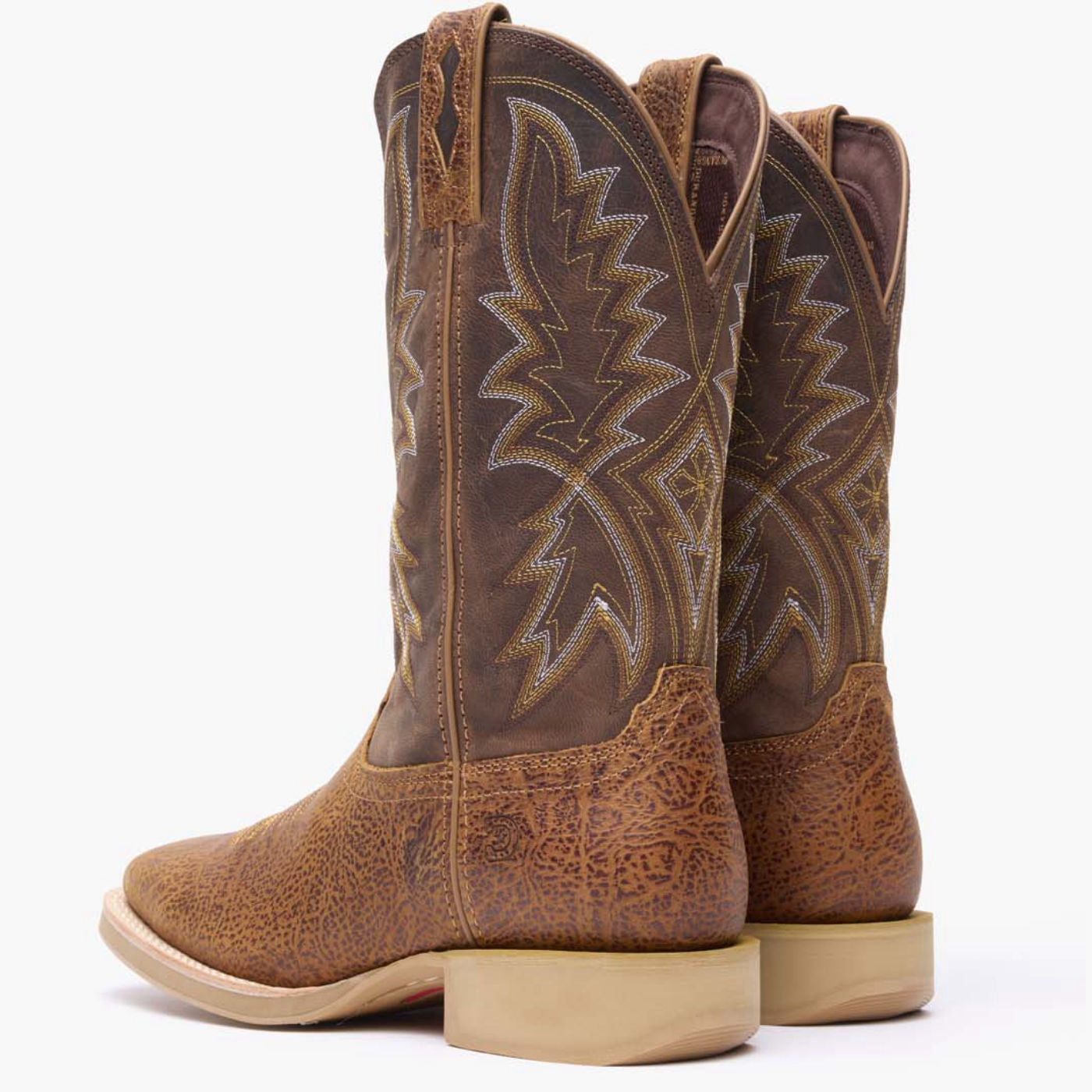 Durango® Rebel Pro Lite Rustic Tan & Tobacco Western Boot - back
