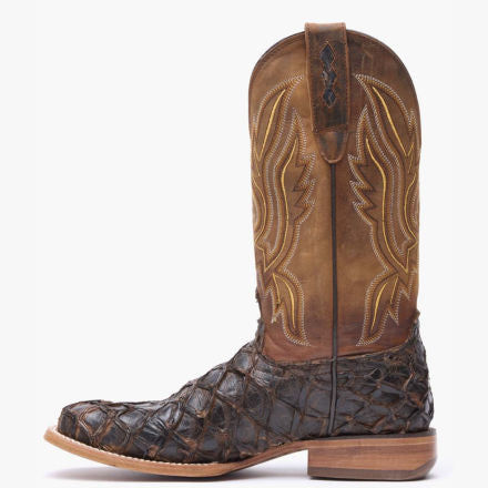 Durango® Premium Exotics Dark Brown Pirarucu Western Boot