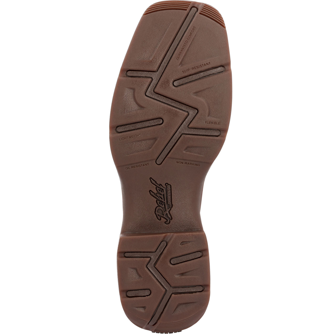 Rebel™ by Durango® Cedar Bark and Monarch Orange Western Boot - outsole