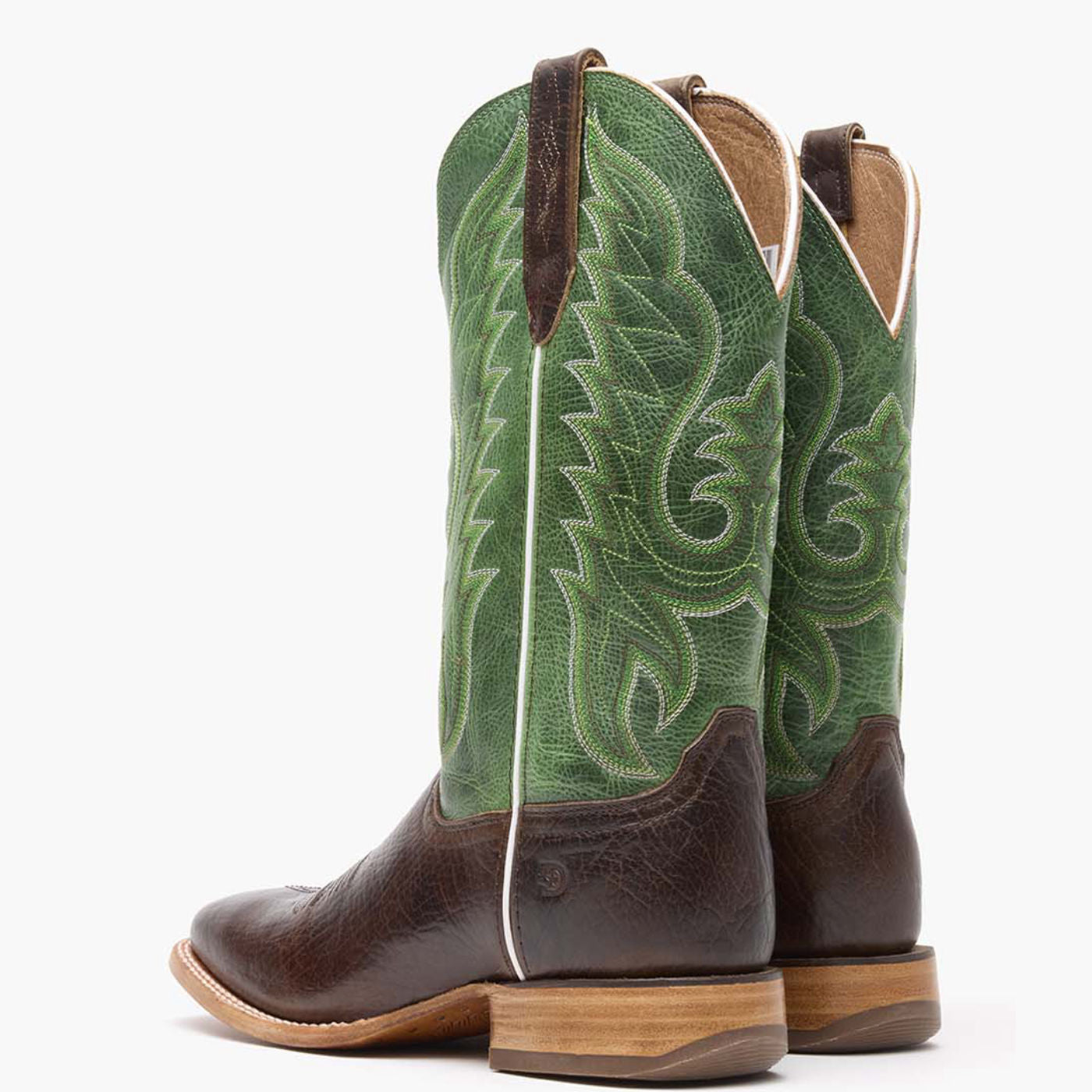 Durango® Arena Pro™ Hickory and Shamrock Green Western Boot - back
