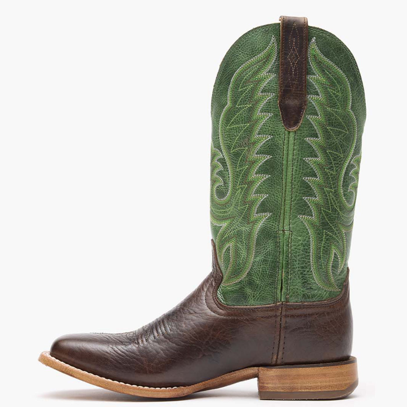 Durango® Arena Pro™ Hickory and Shamrock Green Western Boot - profile