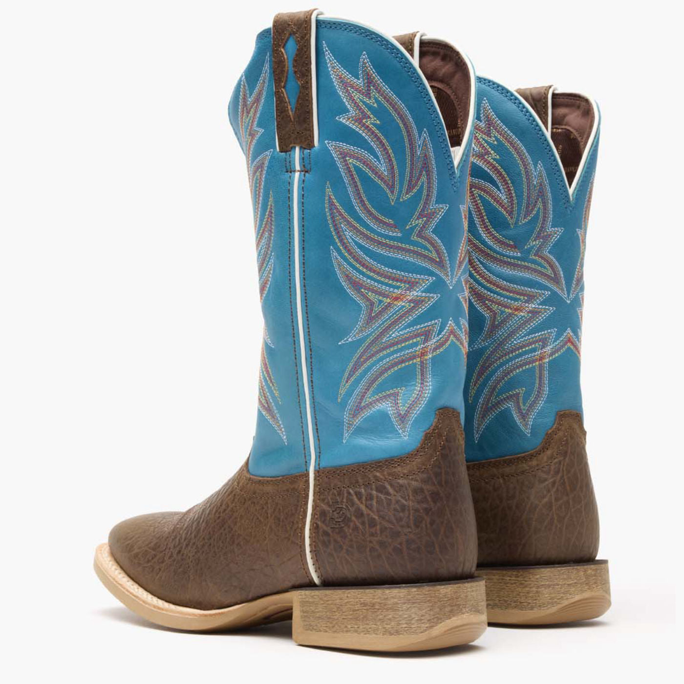 Durango® Rebel Pro™ Bay Brown and Brilliant Blue Western Boot - back