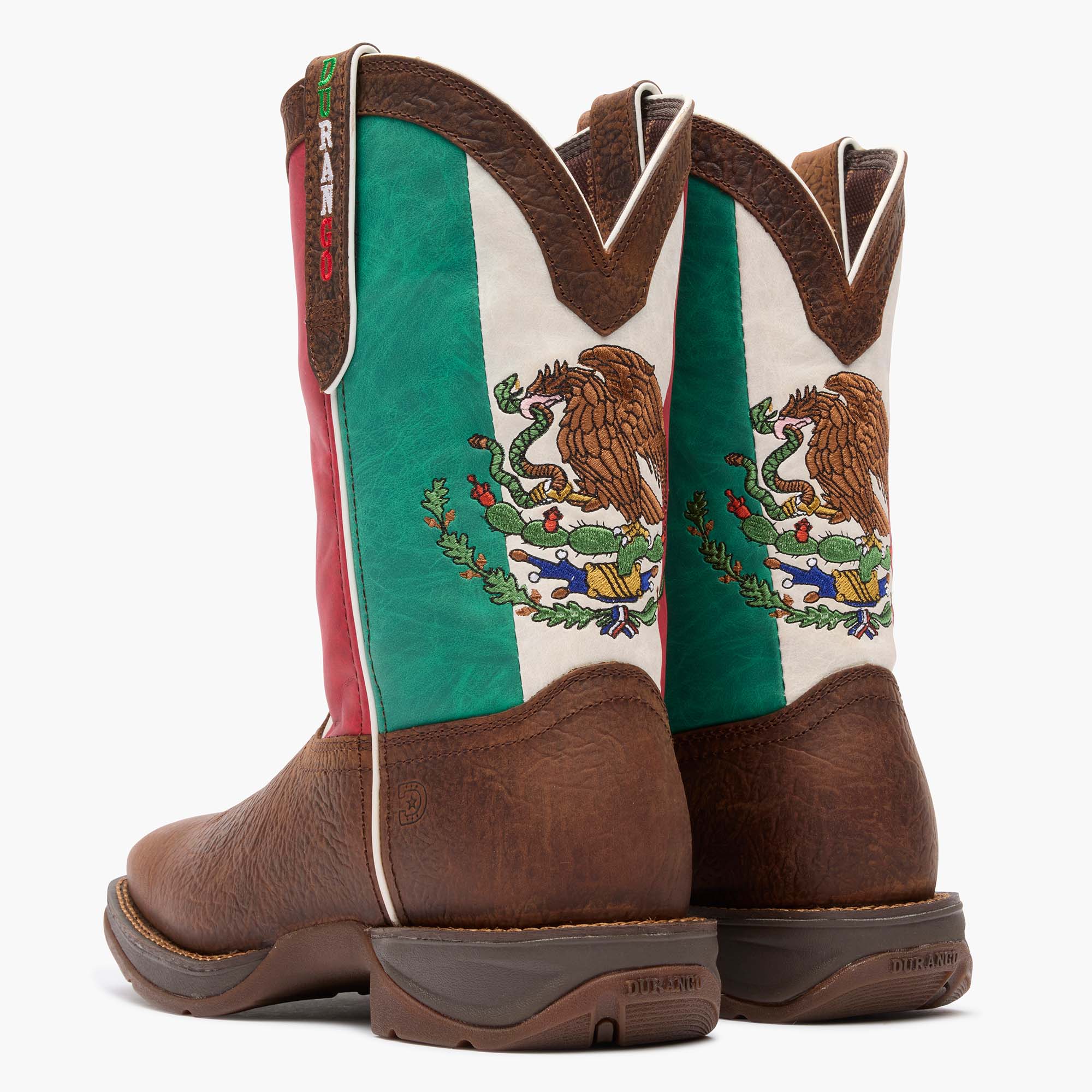 Rebel by Durango® Mexico Flag Western Boot - back
