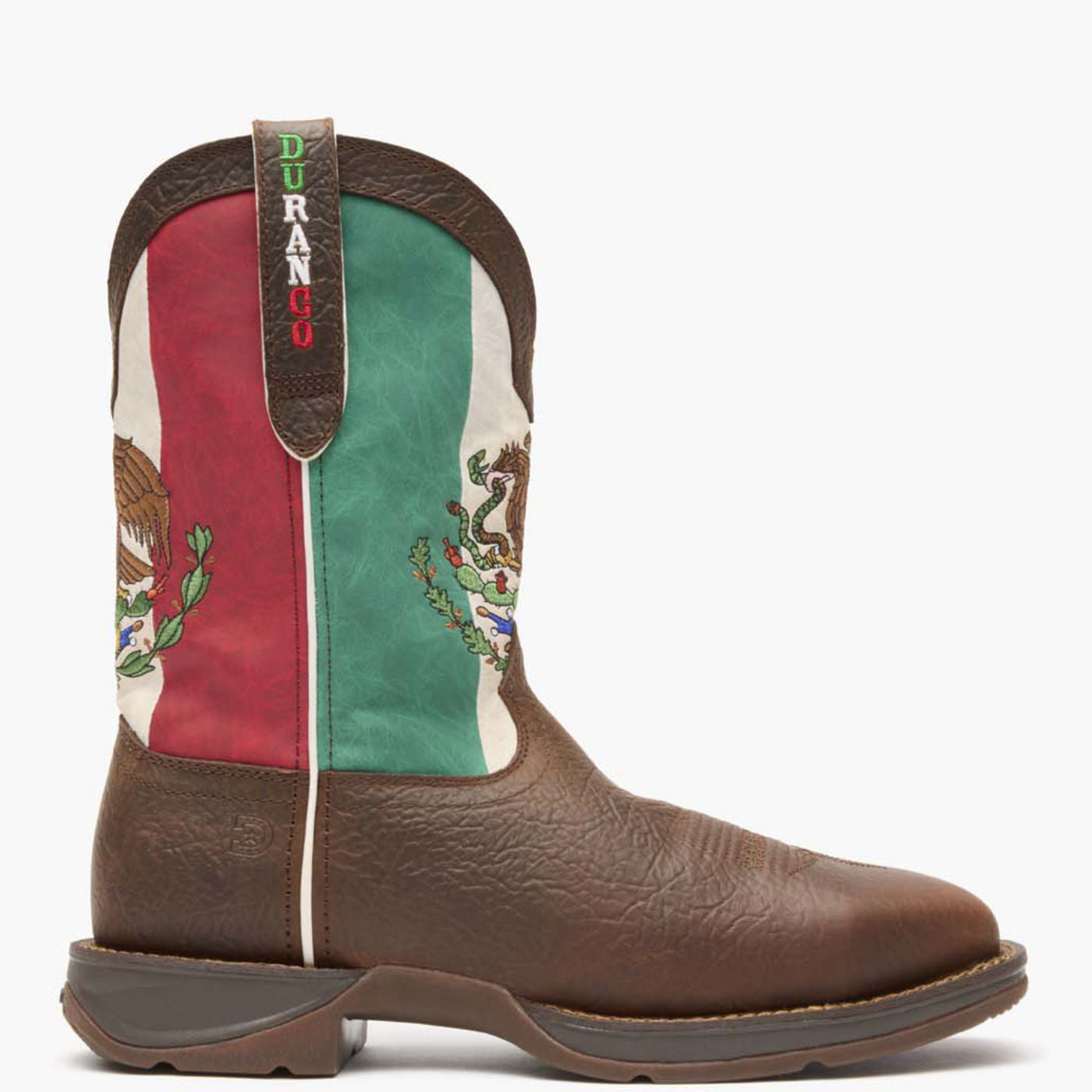 Rebel by Durango® Mexico Flag Western Boot - profile
