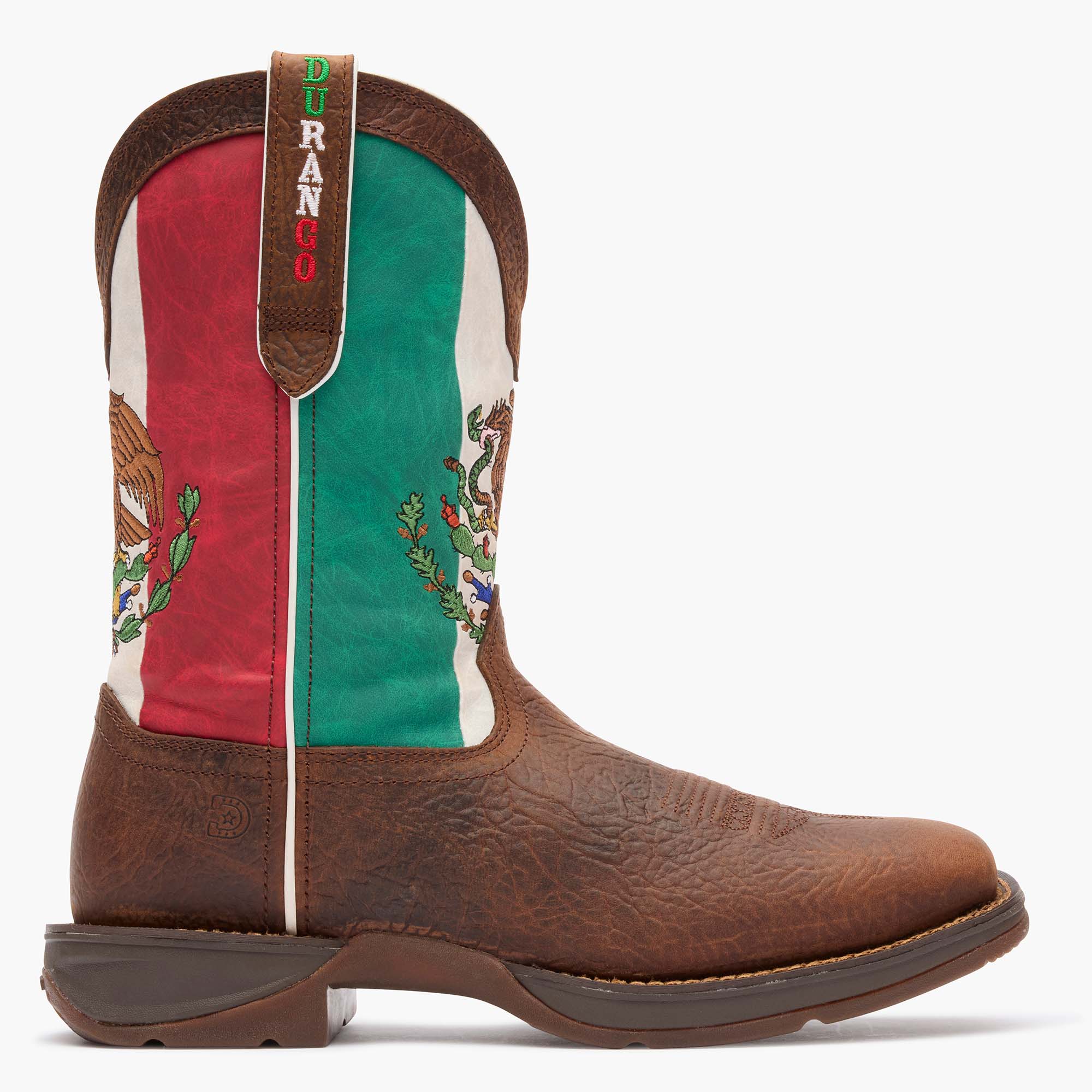 Rebel by Durango® Mexico Flag Western Boot - profile