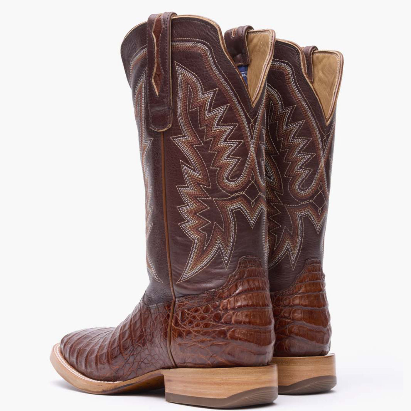 Durango® Men's PRCA Collection Caiman Belly Western Boot - back