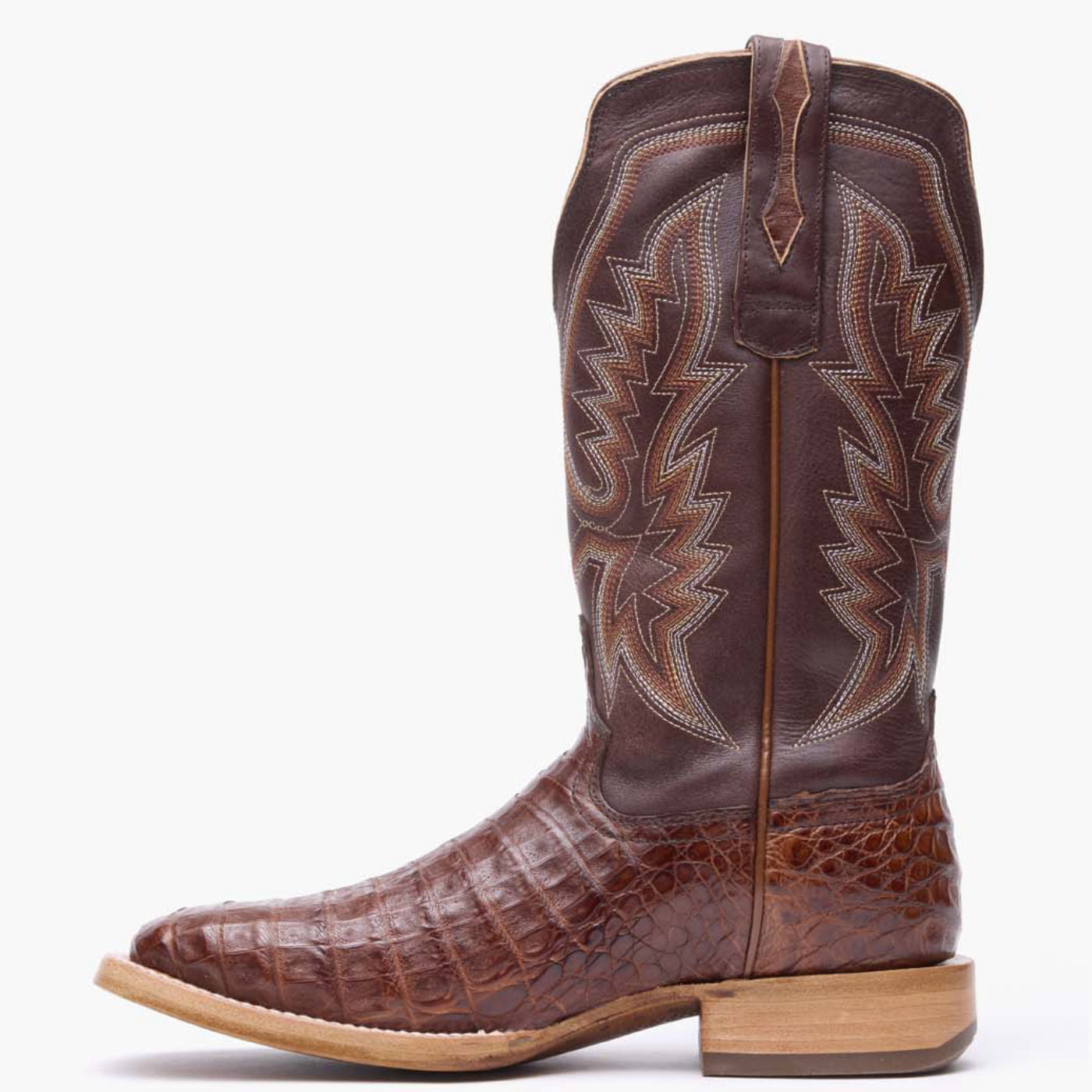 Durango® Men's PRCA Collection Caiman Belly Western Boot - profile