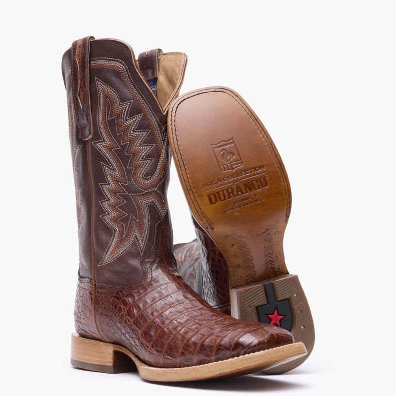 Durango® Men's PRCA Collection Caiman Belly Western Boot - outsole