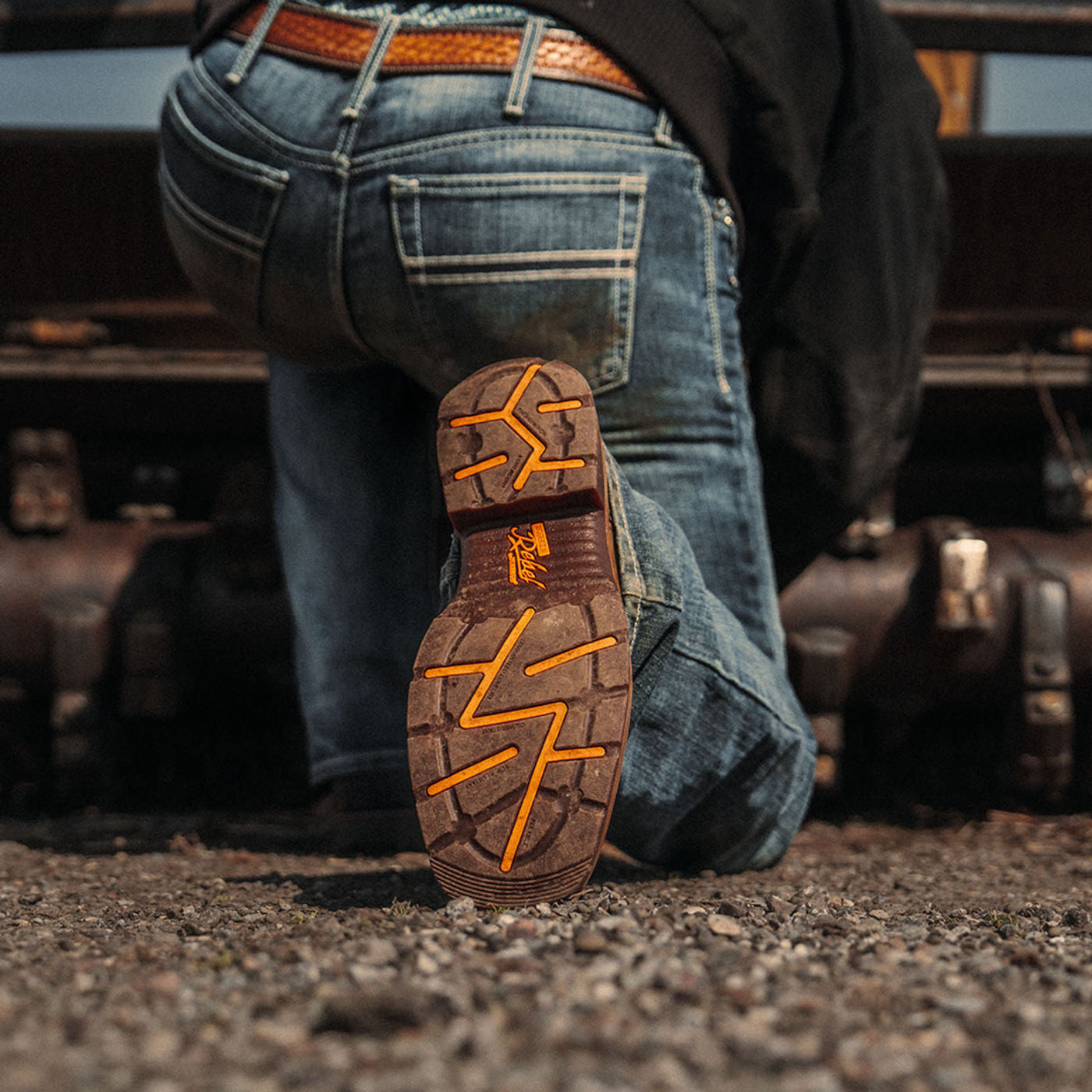 Durango® Workin' Rebel™ Steel Toe Waterproof with InsulKul™ Work Boot - lifestyle