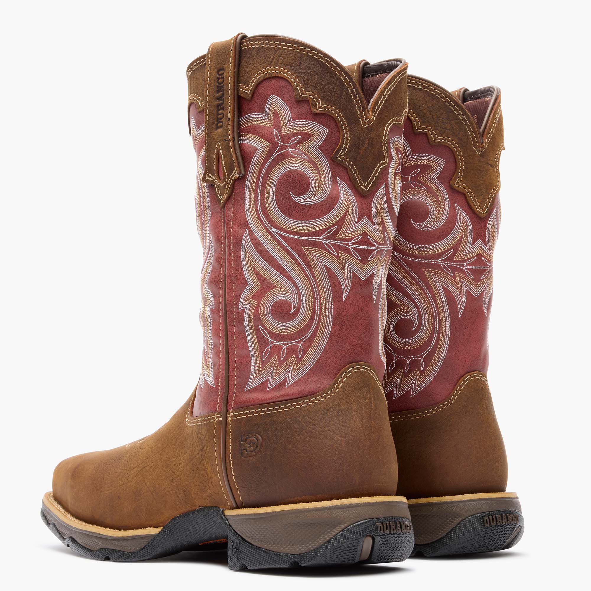 Lady Rebel Work by Durango® Women's Waterproof Composite Toe Western Work Boot - back