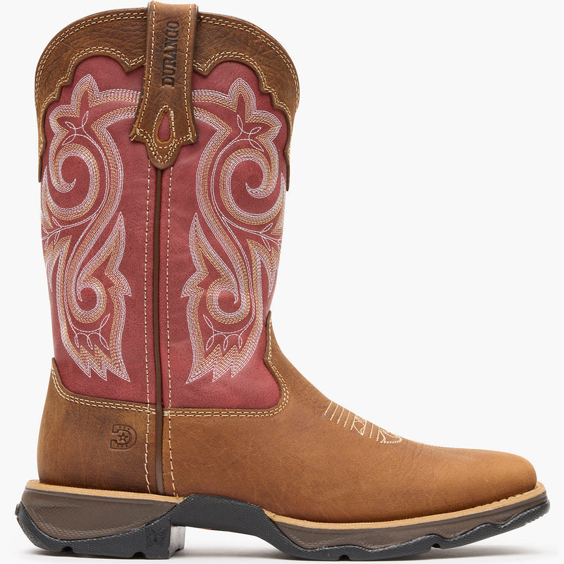 Lady Rebel by Durango® Women's Red Western Boot - profile