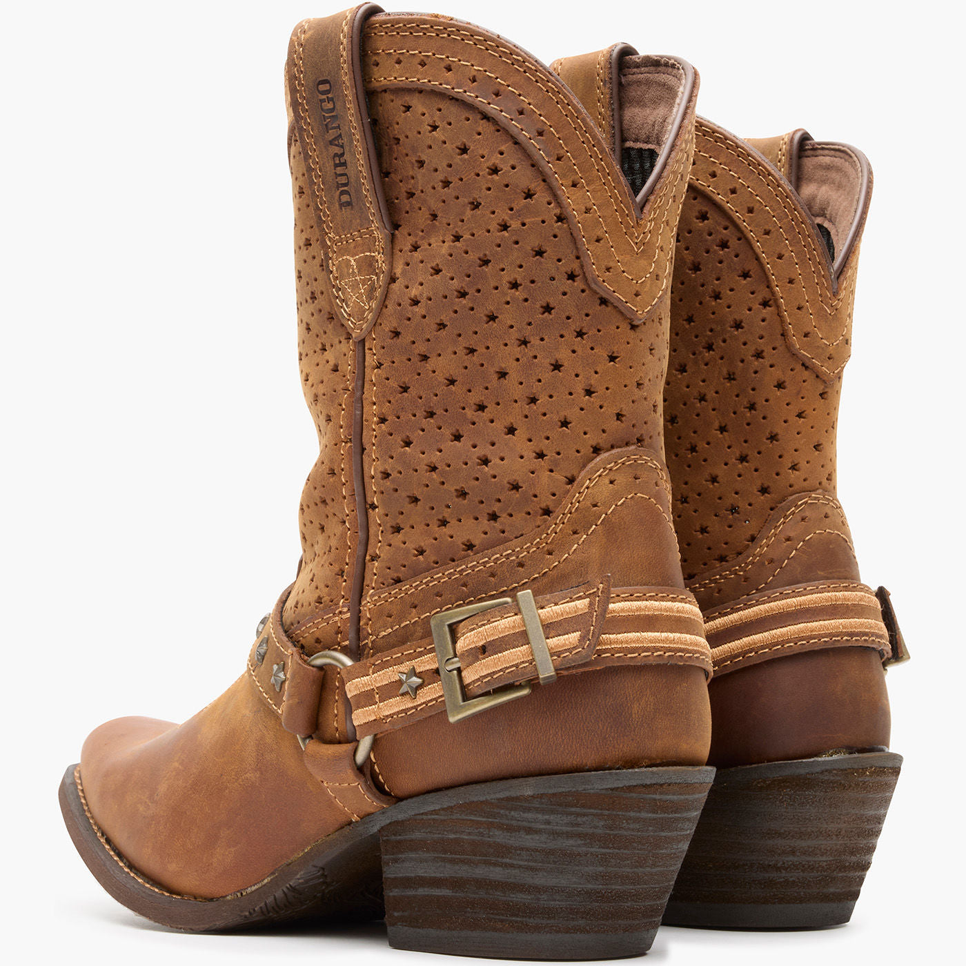 Crush by Durango® Women's Brown Ventilated Shortie Boot - back