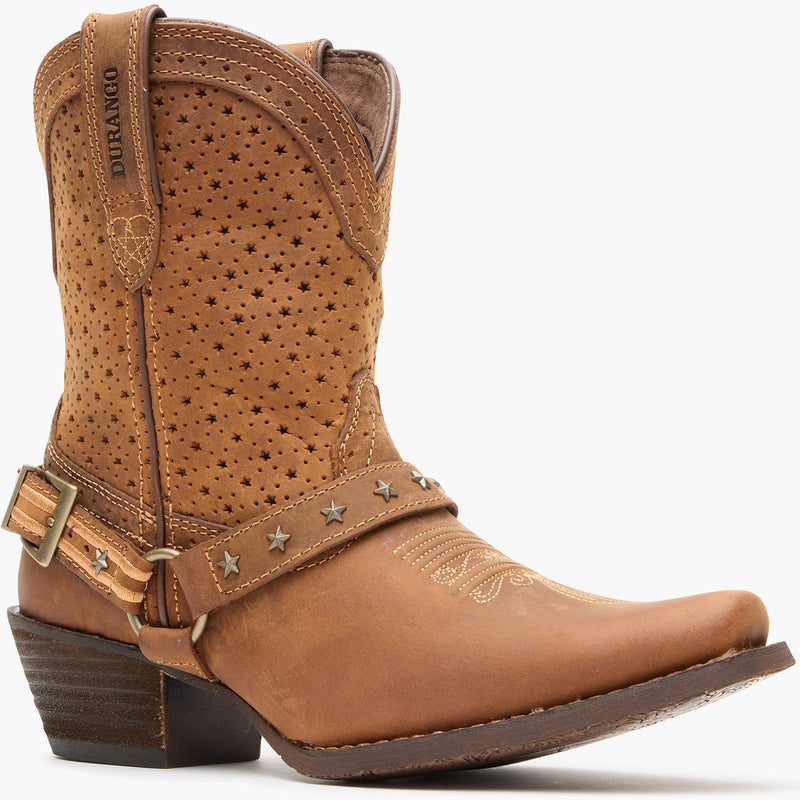 Crush by Durango® Women's Brown Ventilated Shortie Boot - main