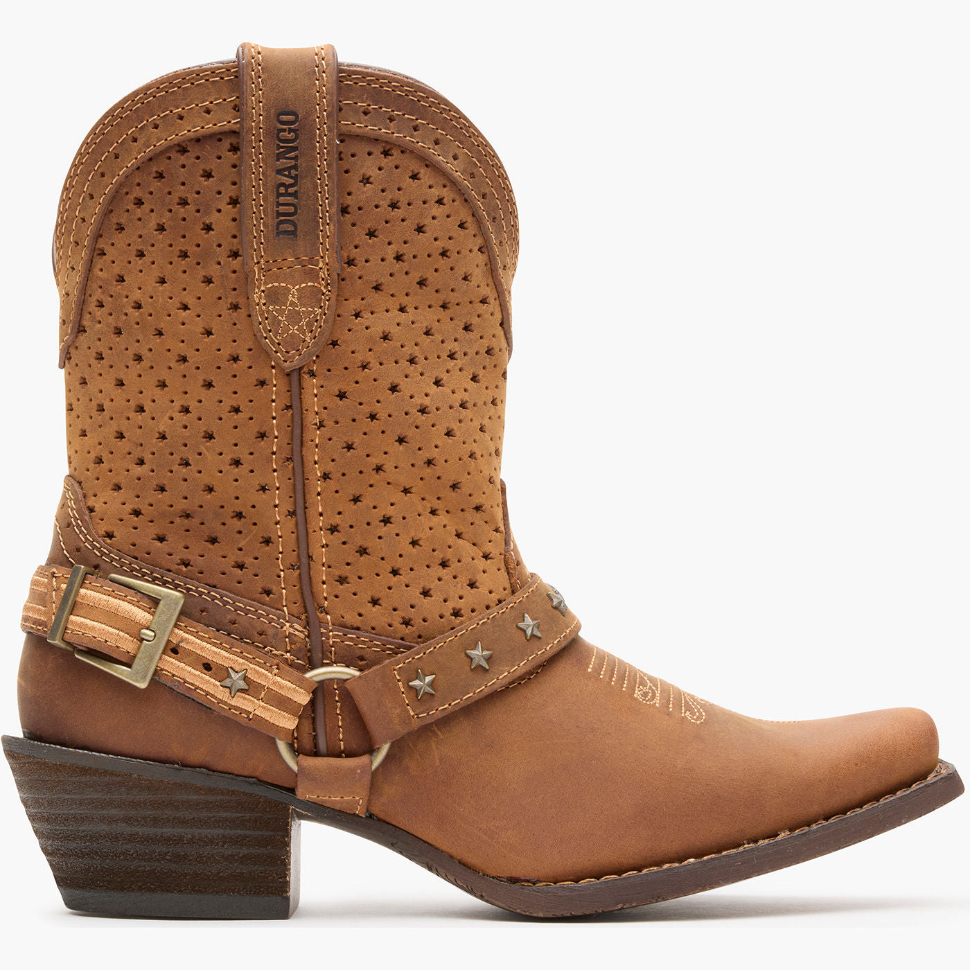 Crush by Durango® Women's Brown Ventilated Shortie Boot - profile