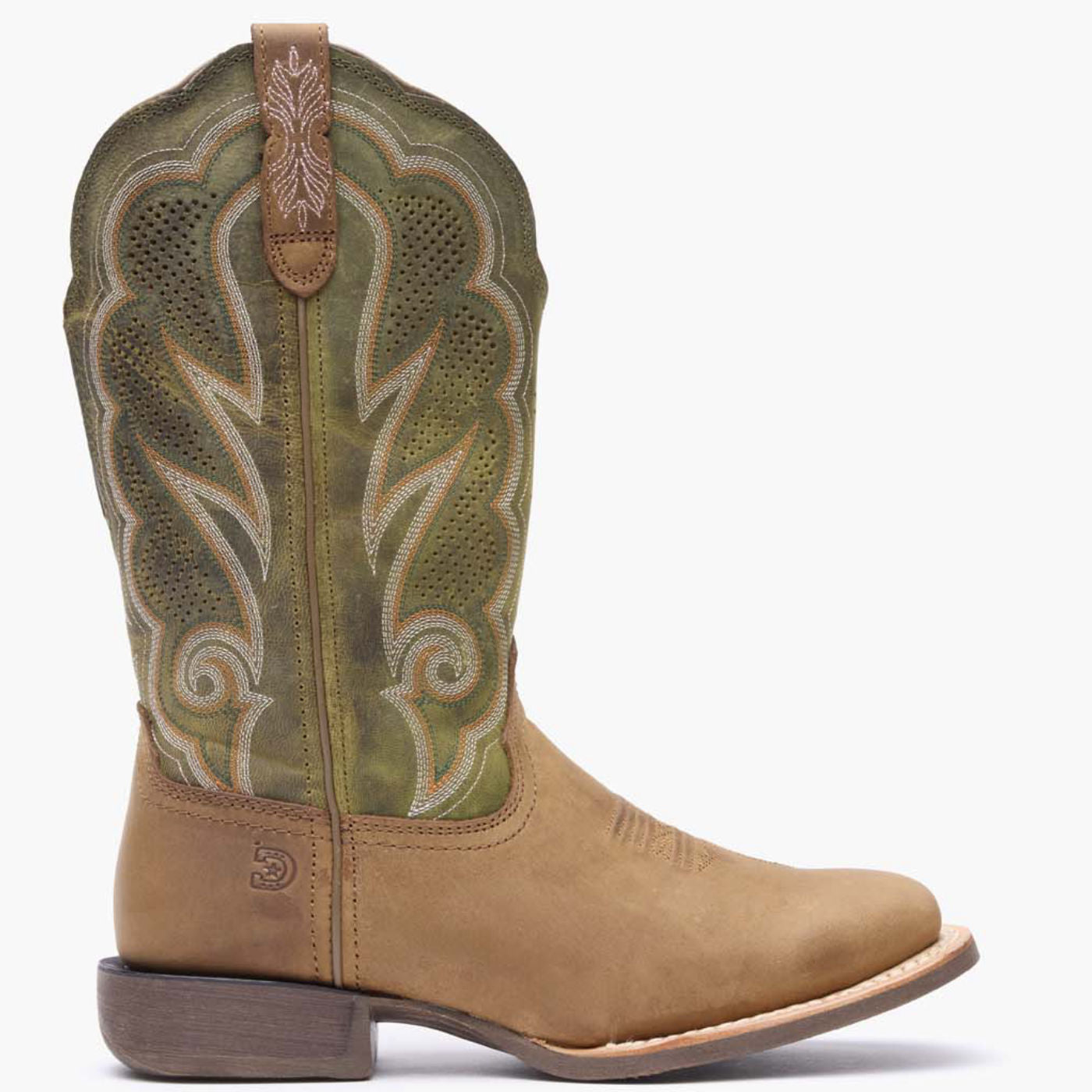 Durango® Lady Rebel Pro Women's Ventilated Olive Western Boot - profile
