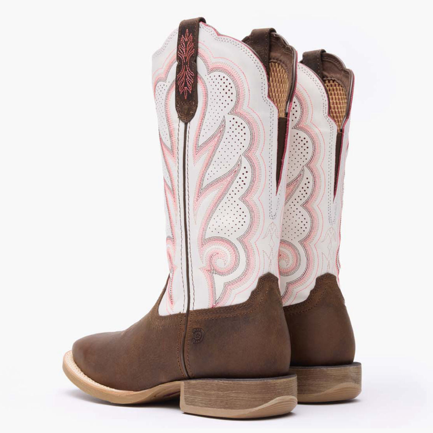 Durango® Lady Rebel Pro™ Women's White Ventilated Western Boot - back