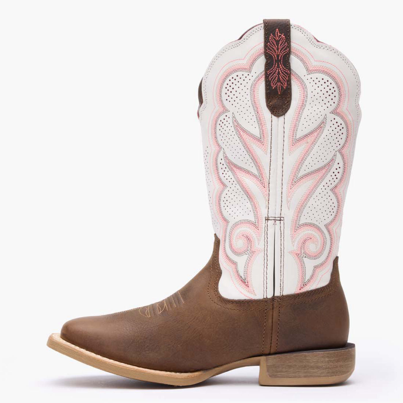 Durango® Lady Rebel Pro™ Women's White Ventilated Western Boot - profile