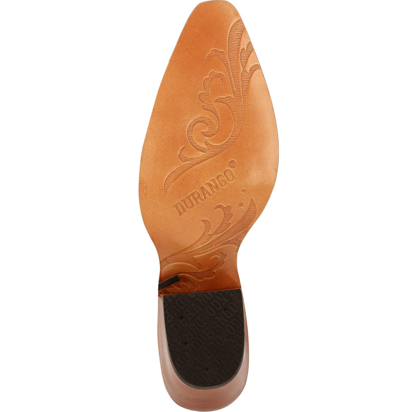 Crush by Durango® Women's Antique Silver Western Bootie - outsole